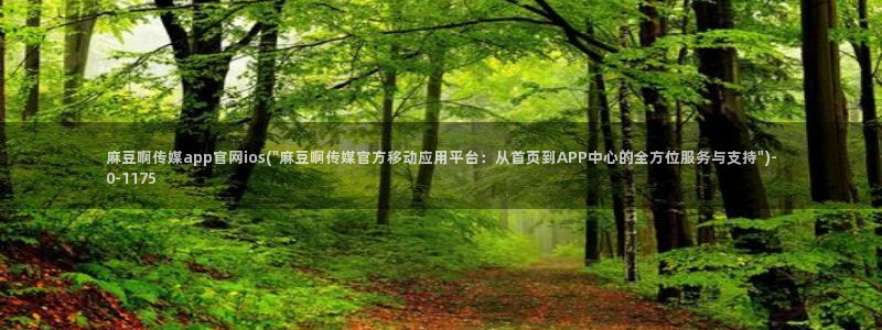 md麻豆传媒官网app：麻豆啊传媒app官网ios(\