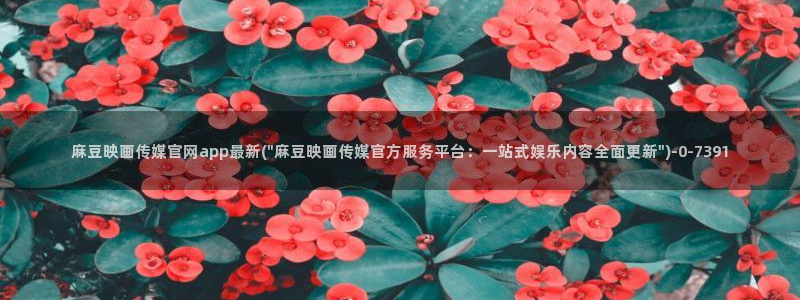 麻豆影视传媒官网app：麻豆映画传媒官网app最新(\